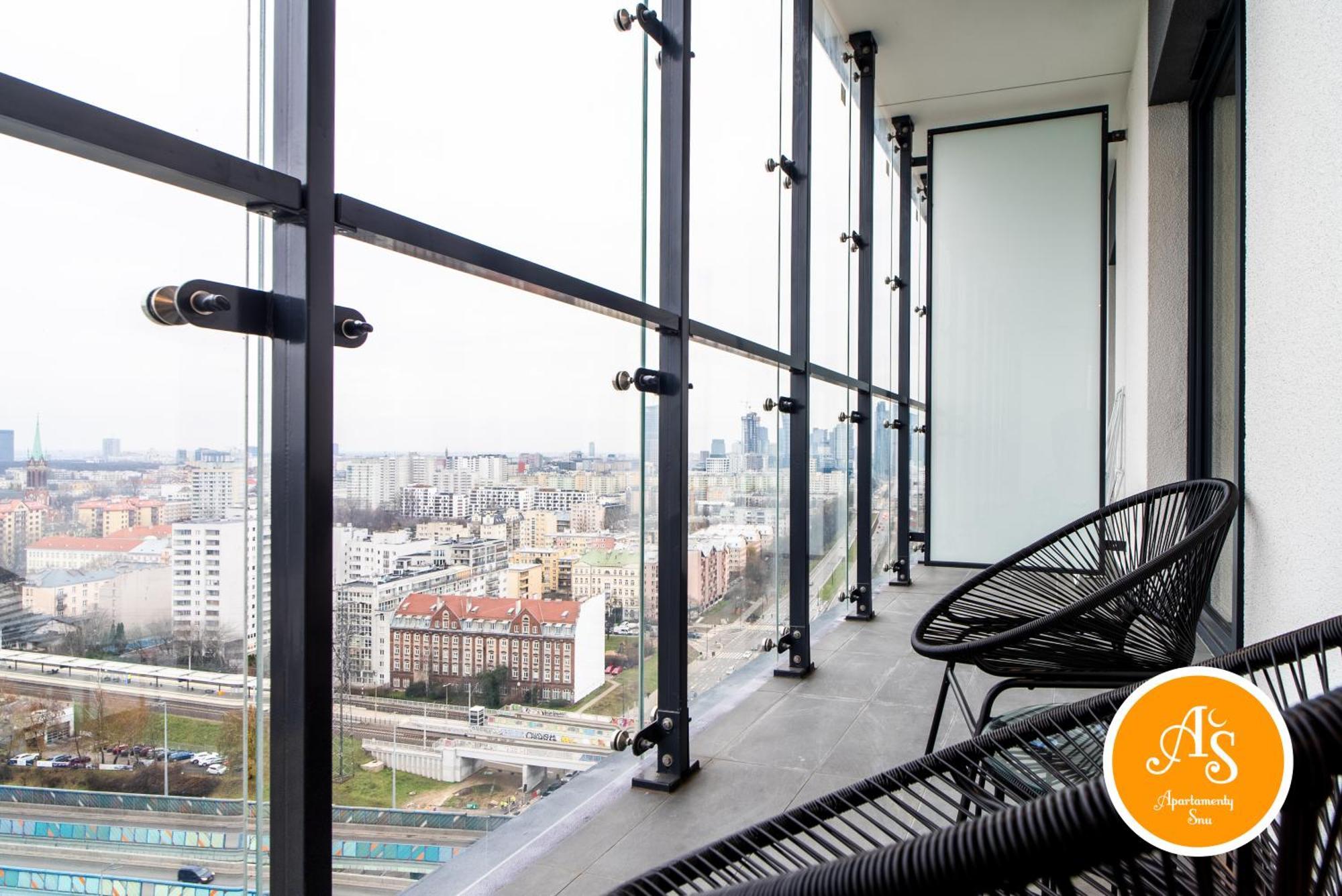 Apartamentysnu, Wola Tower Z Parkingiem Warsaw Exterior photo
